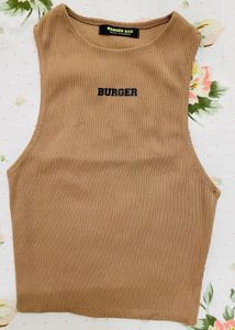 Burger Bae Ribbed Tank Top