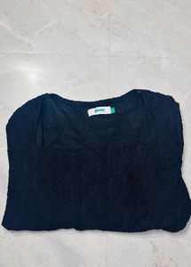 Chic Black Long Sleeve Top