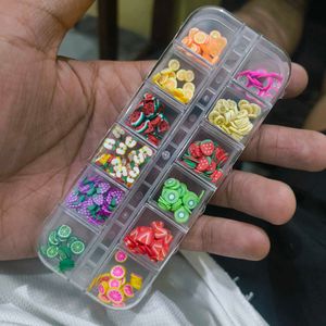 Fruit Slice Nail Art Charms