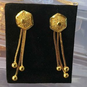 Gold Dangle Earrings