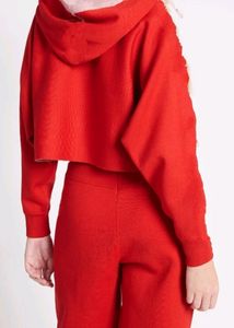 Cotton Red Hoodie