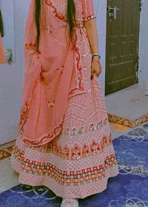 Heavy Peach Lehenga