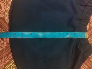 Blue Zipper Top With Skirt