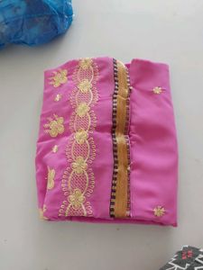 Beautiful Pink Saree