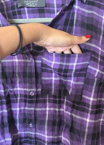 Purple Flannel From Primark