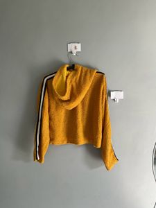 Mustard Fuzzy Hoodie