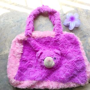 💜 Pink Teddy Bear Bag ✨