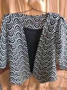 Patterned Blazer