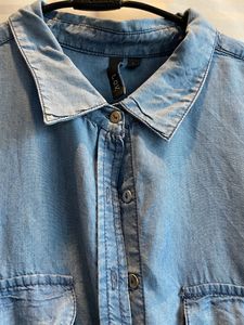 Cotton Denim Shirt By L.O.V Brand