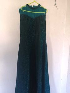 Elegant Green Maxi Dress