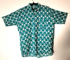 Floral Block Print  Shirt