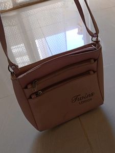 Peach Sling Bag In Good Condition