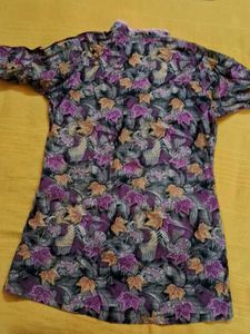 Floral Print Short Kurti