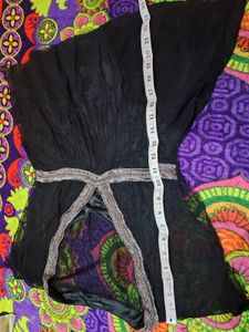 Elegant Black V-Neck Top