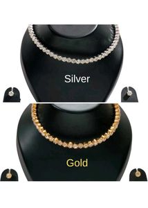 Sparkling Tennis Necklace Set
