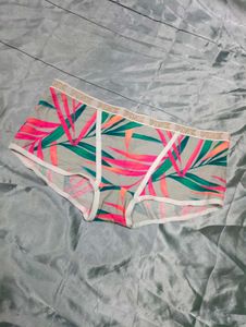 PINK Tropical Print Briefs