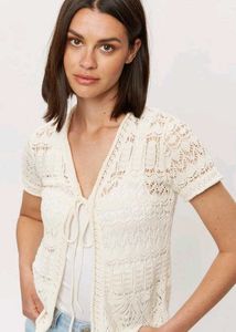 Dorothy perkins pintresty🌸Crochet Knit Cardigan