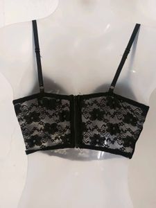 Black Lace corset rop