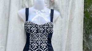 Patterned Mini Dress