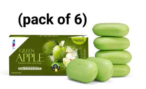 I Bae Premium Green Apple Soap 100g (Pack Of 6)