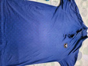 Never Look Cotton Collar T Shirt For Men In L 40