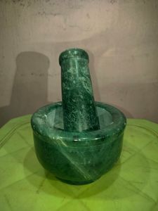 Stone Mortar Pestle Set for Spices, Okhli Masala