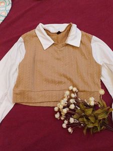 Cute Tan Crop Top