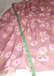 FabAlley Pink Korean Floral Skirt💗🌷✨