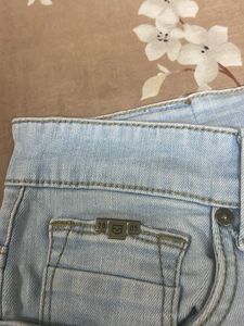 Light Wash Straight Leg Jeans