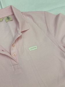 Levi&#39;s Pink Polo Top