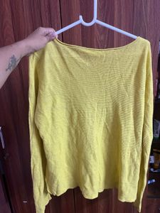 Light Yellow Knit Pullover