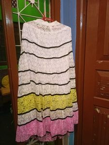 Beautiful White Long Skirt