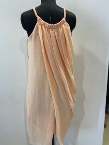 cowl coral small dress