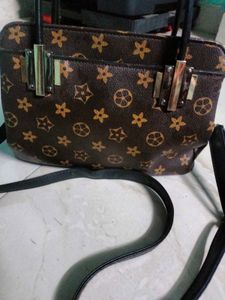 Vintage Brown Pattern Handbag