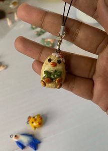 Set of 4 clay charms