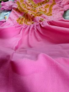 Pink Embroidered Tunic (Frock)