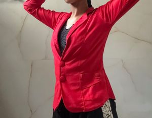 Mary Jane Red Blazer