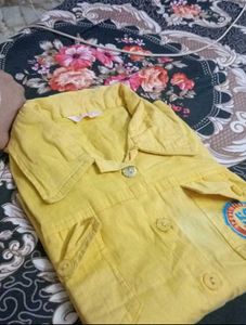 🤩🥳🥳Yellow Button-Down Jacket