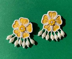Floral Jewelry Set With Mangtika