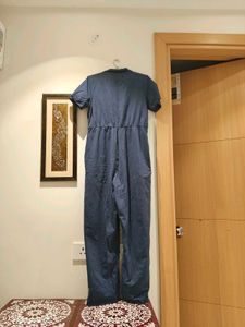 Blue Jumpsuit - Casual &amp; Chic