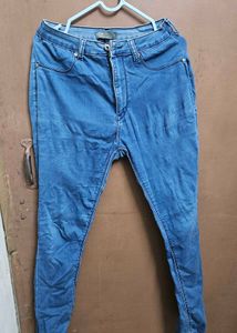 High Waisted Light Wash Jeans