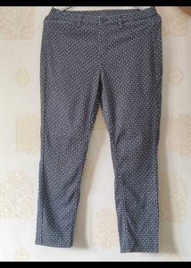 Patterned Ankle Pants