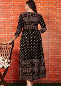 Black Polka Dot Kurthi