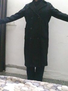 Elegant Black Trench Coat