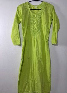 Pure Cotton Suit With Embroidery