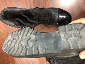 Black Combat Boots UK11