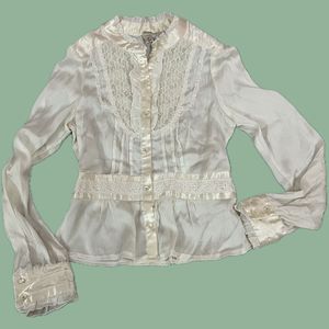 Pearl white blouse