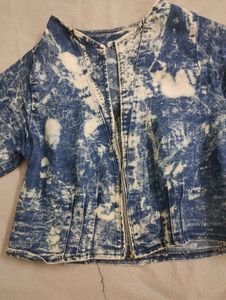 Acid Wash Denim Jacket