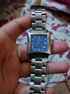 Titan Analog Watch - Blue Face