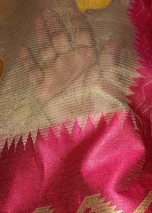 Pattu Light Weight Saree With Stitched Blouse